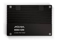 Micron 6550 ION - SSD - Enterprise - šifrovaný - 61.44 TB - interní - 2.5" - U.2 PCIe 5.0 x4 (NVMe) - FIPS 140-3 Level 2, SHA-512 - kompatibilní s TAA