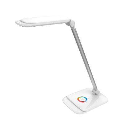 Platinet PDLQ60 stolní LED lampa 18W stmívatelná, dotykové ovládání, USB port, bílá