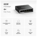 MERCUSYS MS106GP, 6portový 1000 Mbps stolní přepínač