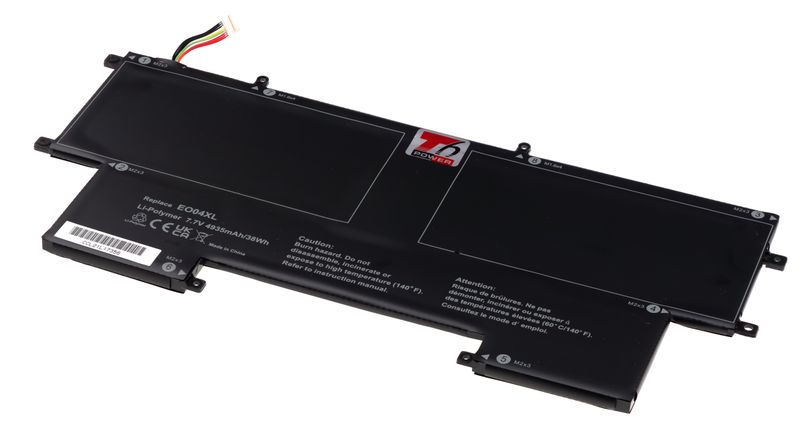 Baterie T6 Power pro HP EliteBook Folio G1, 4935mAh, 38Wh, 4cell, Li-pol
