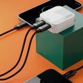 HAMA GaN, Rychlonabíječka, 2x USB-C PD/QC, 40W, bílá