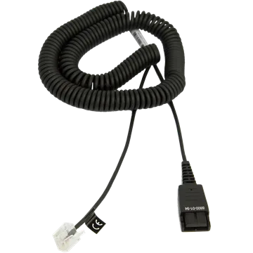 Jabra QD-RJ45, 0,5-2m, coiled - Siemens Open Stage