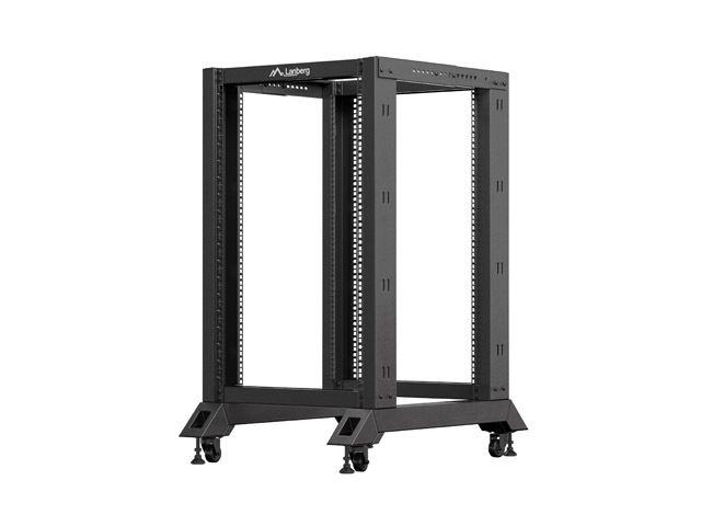Lanberg otevřený rack 18U 600X800 černý