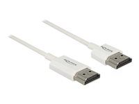Kabel HDMI s ethernetem - HDMI s piny (male) do HDMI s piny (male) - 3 m - trojnásobně stíněný - bílá - podporuje 4K
