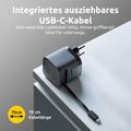 INTENSO W65ACIC GaN, USB-A/C, Nabíječka, 65W, černý