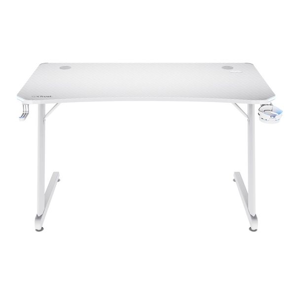 Trust GXT709W luminus rgb deskgxt rgb desk wht