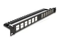 19  Keystone Patch Panel 24 port angled
