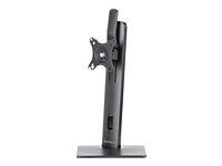 Universal Monitor Stand - Stojan - nastavitelné rameno - pro obrazovka - hliník - černá - velikost obrazovky: až do 32" - stolní stojan