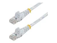 Síťový kabel - RJ-45 (M) do RJ-45 (M) - 5 m - UTP - CAT 5e - provedení bez hrbolků, licna - bílá