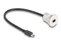 USB 2.0 Mini-B built-in female with cabl