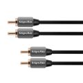 Kabel 2x Cinch konektor/2x Cinch konektor 0,5m KRUGER & MATZ KM0303