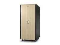 Rozvaděč stojanový - zvukotěsný - AC 230 V - javor - 32U - 19"