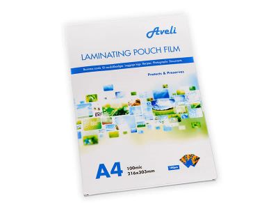 Laminovací fólie AVELI A4/200mic (2x100), lesklé