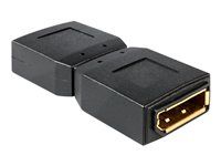 DisplayPort gender changer - DisplayPort (F) do DisplayPort (F) - černá