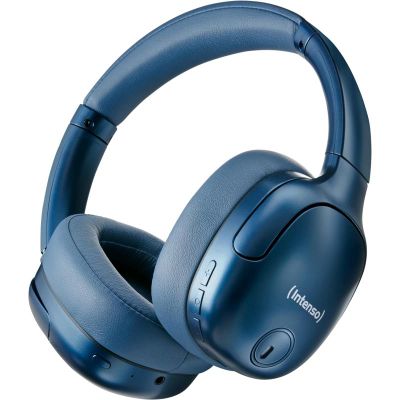 INTENSO Over-Ear O400HA, Bezdrátová sluchátka, modrá
