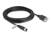 M12 Cable D-coded 4 pin female to RJ45 j