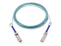 Kabel pro přímé připojení 100GBase - QSFP do QSFP - 20 m - 20 m - optické vlákno - neobsahuje halogen, aktivní