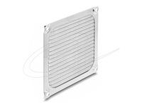 Delock - Mrížka ventilátoru s filtrem - 92 x 92 mm, hliník, nerezová ocel filtr mesh - stríbrná
