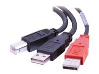 Kabel USB - USB typ B (M) do USB, USB (pouze napájení) (M) - USB 2.0 - lisovaný