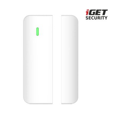 iGET SECURITY MP4 - bezdrátový magnetický senzor pro dveře/okna pro alarm M6-4G, výdrž bat. až 5 let