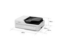 Epson WorkForce DS-1730 - Skener dokumentu - Duplex - 215.9 x 3048 mm - 1200 dpi x 1200 dpi - až 30 stran za min. (CB) / až 30 stran za min. (barevný) - ADF (60 listy) - až 3000 skenu denne - USB 2.0