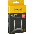 INTENSO C315C, Kabel Type C-TypeC, 1,5m, bílý