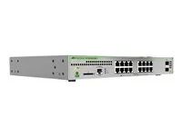 Přepínač - L3 - řízený - 16 x 10/100/1000 (PoE+) + 2 x SFP (mini-GBIC) (uplink) - desktop, Lze montovat do rozvaděče - PoE+