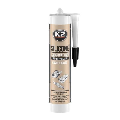 Silikon pro utěsnění části motoru při montáži K2 SILICONE BLACK 300g