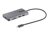 USB C Laptop Docking Station - Dokovací stanice - USB-C / Thunderbolt 3 / Thunderbolt 4 - 2 x HDMI - 1GbE
