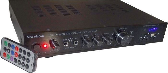 Zesilovač 5.0, rádio, bluetooth, přehrávač MP3, Starklok AV-298BT černý