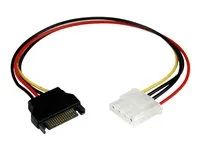 SATA to LP4 Power Adapter - SATA Female to LP4 Male Power Cable - 12 inch (LP4SATAFM12) - Adaptér napájení - 4 pinové interní napájení (F) do SATA napájení (M) - 30.48 cm - pro P/N: SATSASBP425