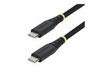 1m 3.3ft Braided USB-C Charging Cable - USB2CC1MNCBR