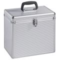 HAMA Hard case, kufřík na 50ks desek, stříbrný