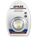 ARCAS LED COB, Svítící tlačítko, stříbrné