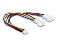 Delock - Napájecí kabel vetráku - JST-PH (F) do 4-pinová PWM (pulsne šírková modulace) (M) - 15 cm