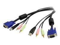 6ft 4-in-1 USB VGA KVM Switch Cable - USBVGA4N1A6