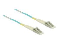 Síťový kabel - multirežim LC (M) do multirežim LC (M) - 2 m - 1.8 mm - optické vlákno - 50 / 125 mikron - OM3 - vodě - barva