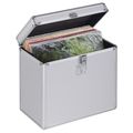 HAMA Hard case, kufřík na 50ks desek, stříbrný