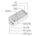 ATHOM LS6P ESP32 WLED ovladač