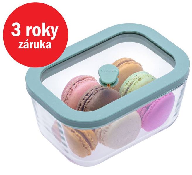 STATUS Viva skleněná vakuová dóza 0,5l 131101, mint