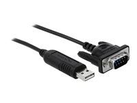 Sériový kabel - USB (M) do DB-9 (M) - 1.8 m - černá