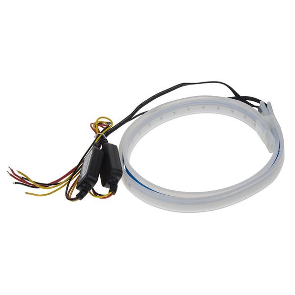 LED pásek CARCLEVER 96UN02 dynamické blinkry oranžová 45cm