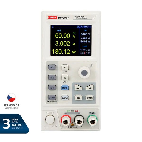 Laboratorní napájecí zdroj UNI-T UDP6731