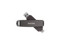 SanDisk Extreme PRO Dual Drive - Jednotka USB flash - 256 GB - USB 3.2 Gen 2 / USB-C