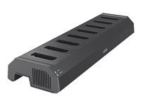Dobíjecí a synchronizační stanice - 80 watt - 8 výstupní konektory - černá NCS S 9000-N - pro AXIS W110, W110 Body Worn Camera