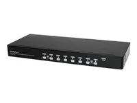 Rack mount KVM - VGA KVM Switch - 8 Port KVM Switch (SV831DUSBUK) - Přepínač KVM - 8 x KVM port(s) - 1 místní uživatel - Lze montovat do rozvaděče - pro P/N: RK12OD2, RK3236BKF, RK4236BKB, RK4242BK30, RKCONS1701, RKCONS17HD, RKQMCAB12V2