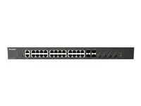 Přepínač - L3 - řízený - 24 x 10 Gigabit Ethernet + 4 x 10 Gigabit SFP+ + 4 x 25 Gigabit SFP28 - Lze montovat do rozvaděče