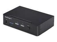 Startech - Prepínac KVM / audio / USB - 2 x KVM / zvuk / USB - 1 místní uživatel - desktop - kompatibilní s TAA