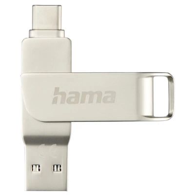 HAMA Rotate Pro, USB Klíč, 32GB, stříbrný