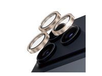 PanzerGlass Hoops Apple iPhone 17 Pro/16 Pro/15 Pro/17 Pro Max/16 Pro Max/15 Pro Max třpytivě zlaté ochranné kroužky pro čočky fotoaparátu
